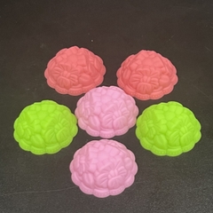 [10 cup] Khuôn Silicon - Cup Set 5cm - M74 Hoa 3 Mảnh