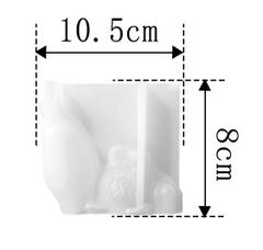Khuôn Silicon - Biển - Cá 3 Đuôi 10cm