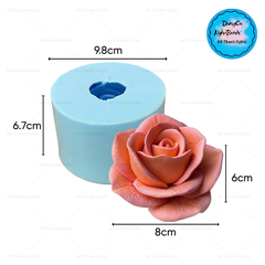 Khuôn Silicon - Hoa Hồng 8cm