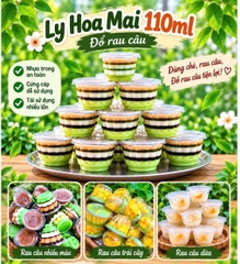 Ly Nhựa - Ly Hoa Mai 110ml - Set 50 - Lớn