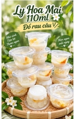 Ly Nhựa - Ly Hoa Mai 110ml - Set 50 - Lớn