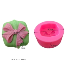 Khuôn Silicon - Hộp Quà - Nơ Gói 6.3cm