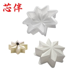 Khuôn Silicon - Đế - Cánh Tuyết Ngôi Sao 22cm Làm Mâm Cúng