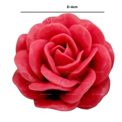 Khuôn Silicon - Hoa Hồng Nở - 6cm - Thái Nở D5
