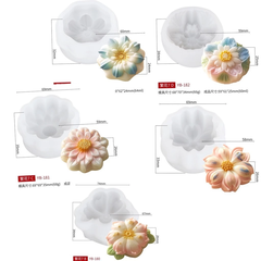 Khuôn Silicon - Hoa Mai Đào Nằm - Yb-180
