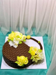 Khuôn Silicon - Viền Mảng 2D - Tia Lên Giỏ Hoa 31x10cm