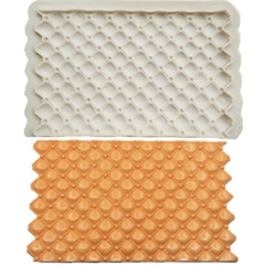 Khuôn Silicon - Viền Mảng 2D - Tứ Giác Chấm 16x10cm