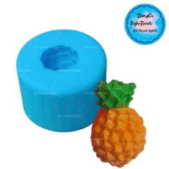 Khuôn Silicon - Trái Cây - Khóm Dứa Thơm 3cm
