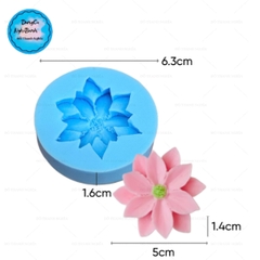 Khuôn Silicon - Hoa Cúc Dẹp Cánh Nhọn - 5cm
