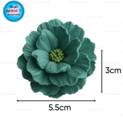 Khuôn Silicon - Hoa Mẫu Đơn Nhuỵ 5.5cm