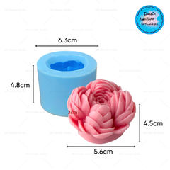 Khuôn Silicon - Hoa Mao Lương Mẫu Đơn 5.6cm SMD
