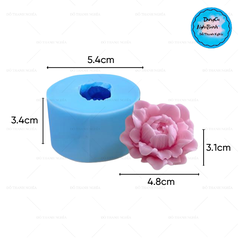 Khuôn Silicon - Hoa Mẫu Đơn Cánh Cúp Xoè 4cm