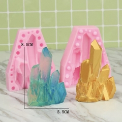 Khuôn Silicon - Ngọn Núi - Tảng Băng Núi 2 Mảnh 8.5cm