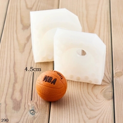 Khuôn Silicon - Cầu Thủ - Trái Banh 2 Mảnh NBA 4.5cm
