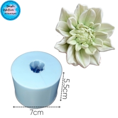 Khuôn Silicon - Hoa Thược Dược 6.5cm