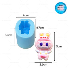 Khuôn Silicon - Labubu Nhỏ - Áo Baby 2 Sao