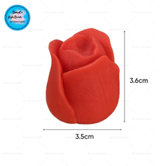 Khuôn Silicon - Hoa Hồng Lai - Nụ Tulip - 3.5cm