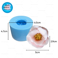Khuôn Silicon - Hoa Cúc Xoay P25 - 5cm
