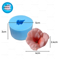 Khuôn Silicon - Hoa Cúc Xoay Panse - 4cm