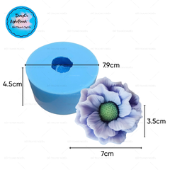Khuôn Silicon - Hoa Cúc Xoay P11 - 7cm