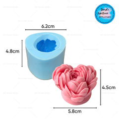 Khuôn Silicon - Hoa Mao Lương Mẫu Đơn 5.8cm SMD