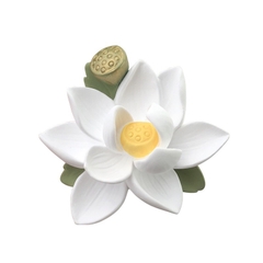Khuôn Silicon - Hoa Sen Thái Nở - Sen 7.3cm Kèm Đài