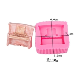 Khuôn Silicon - Cây Đàn 1 Mảnh 7.4*6.9*3.3 Cm
