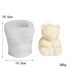 Khuôn Silicon - Động Vật - Gấu Ngồi To 10cm