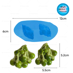Khuôn Silicon - Rau Củ - Chùm Trái Cà 2c 5.5cm