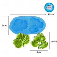 Khuôn Silicon - Rau Củ - Lá Ngò 4cm 2c