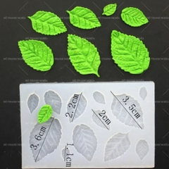 Khuôn Silicon - Lá Hồng - TH 12c