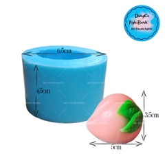 Khuôn Silicon - Trái Cây - Đào 4cm HP