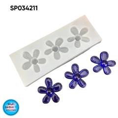 Khuôn Silicon - Hoa Cúc Dẹp Đào Mai Hướng Dương Set 7