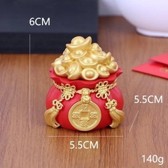 Khuôn Silicon - Túi Vàng - 6.5CM Đồng Tiền