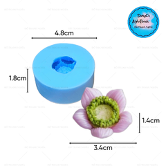 Khuôn Silicon - Hoa Cúc - Đồng Tiền Thái 3.4cm M53