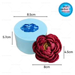 Khuôn Silicon - Hoa Mẫu Đơn POMSON - 8cm Nở