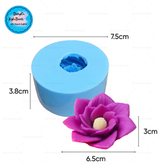 Khuôn Silicon - Hoa Cúc Xoay M4 - 6.5cm