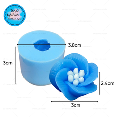 Khuôn Silicon - Hoa Cúc Xoay P26 - 3cm