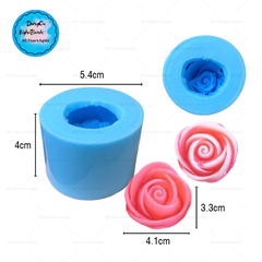 Khuôn Silicon - Hoa Hồng Nụ - 4.8cm - V2 SL70
