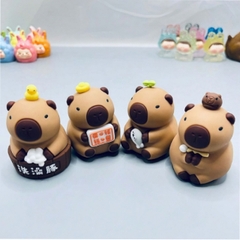Khuôn Silicon - Động Vật - Capybara 2 Mảnh Chậu Vịt