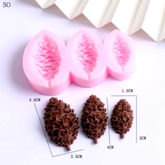 Khuôn Silicon - Noel - Quả Thông - TH 3c