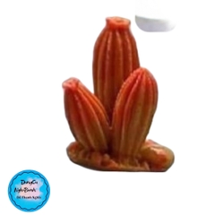 Khuôn Silicon - Sen Đá ĐỨNG  - Set - #8 - 4.4x5.1cm - Chùm 3 Khía