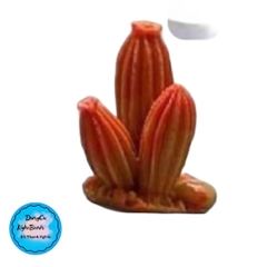 Khuôn Silicon - Sen Đá ĐỨNG  - Set - #8 - 4.4x5.1cm - Chùm 3 Khía