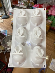 Khuôn Silicon - Động Vật - Con Thỏ - 6c - 7.5cm