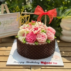 Khuôn Silicon - Viền Mảng 2D - Tứ Giác Chấm 16x10cm