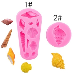 Khuôn Silicon - Sinh Vật Biển TH - Sò Ốc - 10c