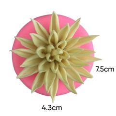 Khuôn Silicon - Hoa Cúc - Cánh Thẳng Nhọn - 7.5cm