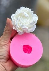 Khuôn Silicon - Hoa Mẫu Đơn - Cánh Mỏng 6cm