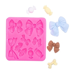 Khuôn Silicon - Cái Nơ - Kẹo 2-4cm 8c
