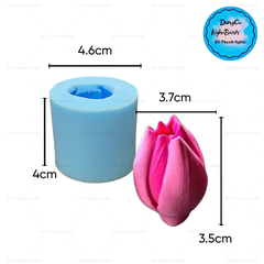 Khuôn Silicon - Tulip Mới Hoa Trung 4cm